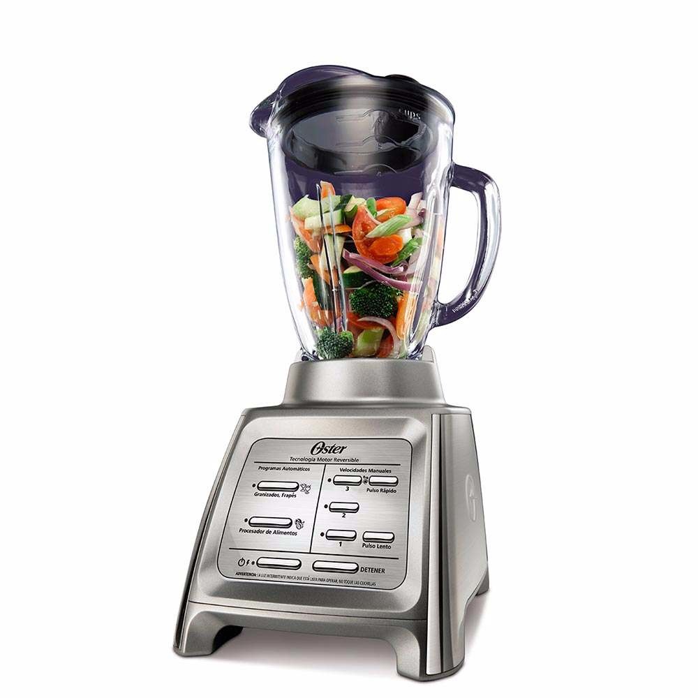 Oster Licuadora BLSTRM-DZ0-013, 1.5 Litros, 600W, Plata