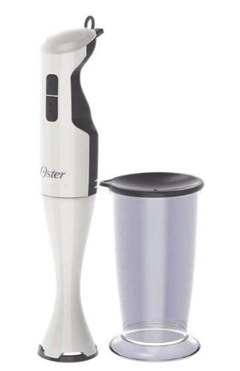 Oster Batidora 2600W-013, 250W, 2 Velocidades, Blanco/Gris