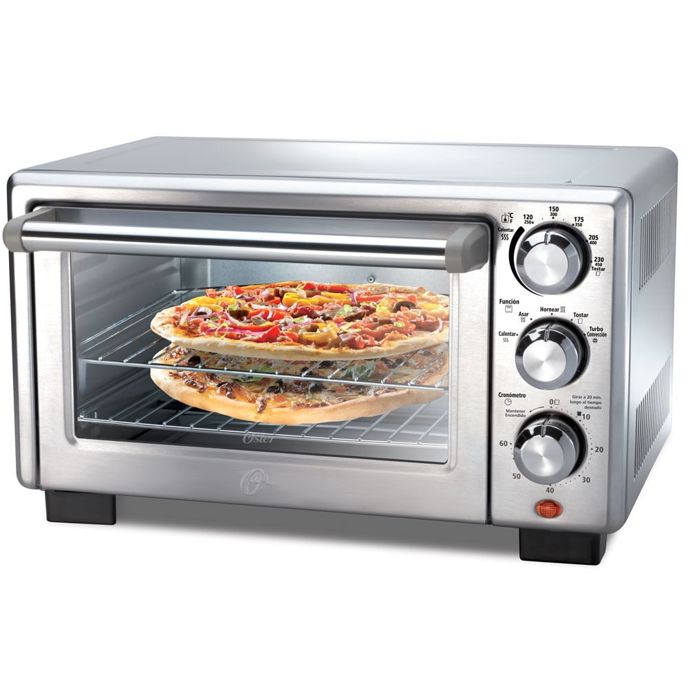 Oster Horno Eléctrico Tostador TSSTTV7118, 18L, Acero Inoxidable