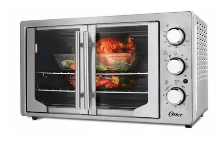 Oster Horno Mecánico TSSTTVFDXL, 42 Litros, Plata