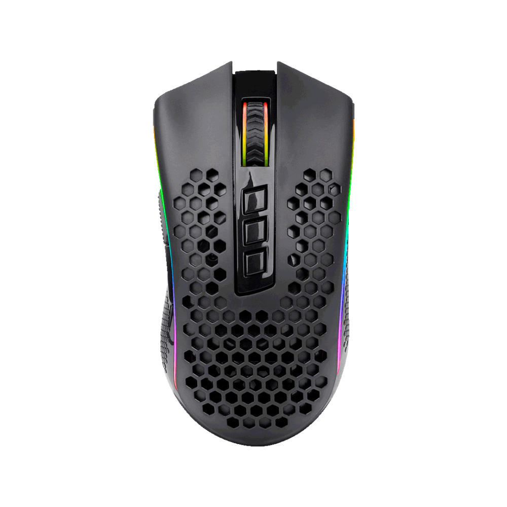 Mouse Gamer Otras Storm Pro M808-KS, Inalámbrico, Óptico, 16.000DPI, USB-C, Negro
