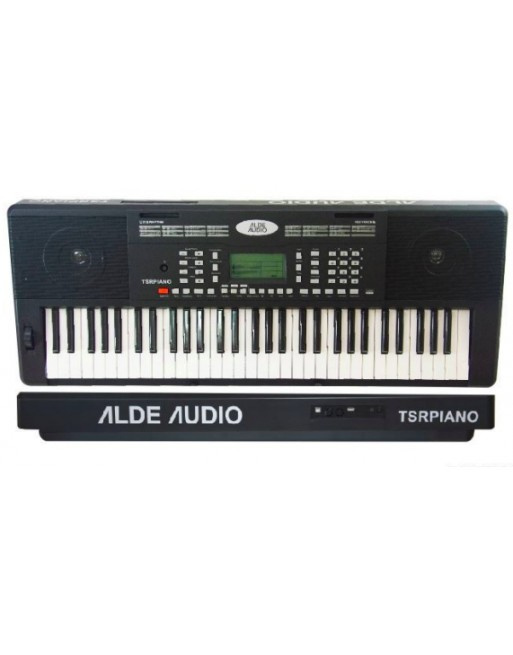 Alde Audio Teclado Digital TSRPIANO, 61 Teclas, 422 Efectos, Negro