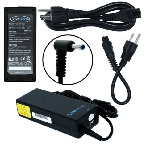 Ovaltech Cargador para Laptop OTAC-E74-65W, 19.5V, 65W
