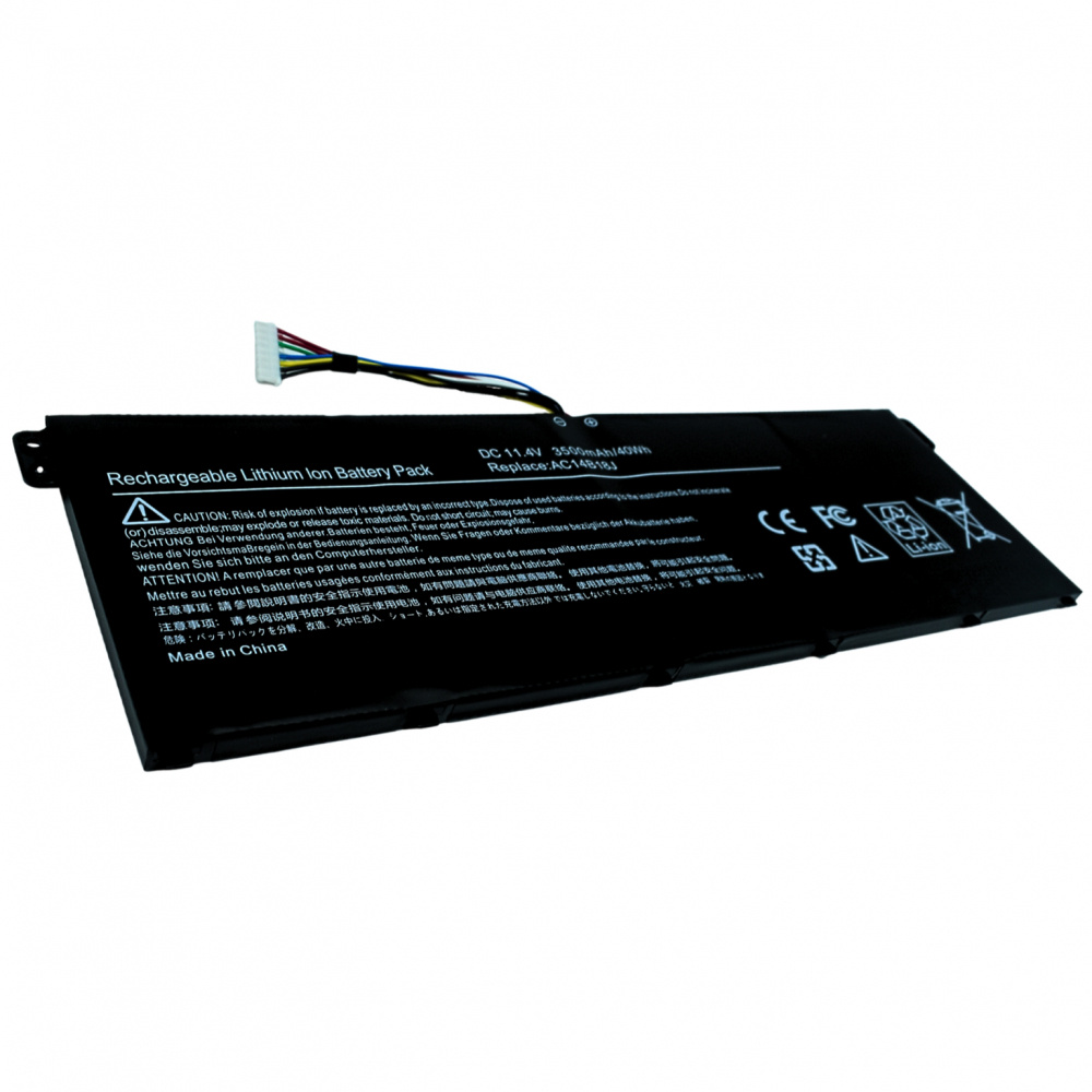 Batería Ovaltech OTRE3-112 Compatible, Litio-Ion, 3 Celdas, 11.4V, 3500mAh, para Acer