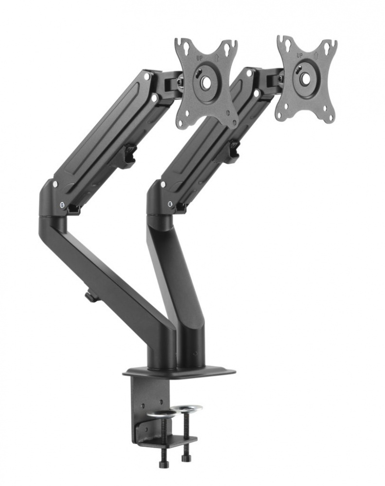 Ovaltech Soporte de Escritorio para 2 Monitores 17" - 27", hasta 6.5kg 