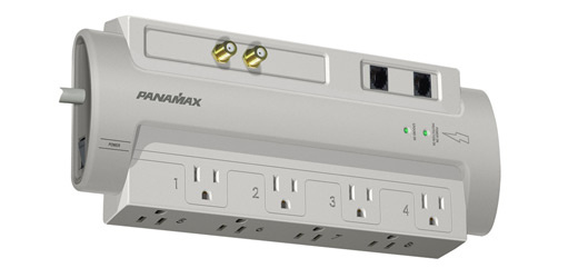 Panamax Supresor de Picos SP8-AV, 8 Contactos, 1125J, 2x RJ-45