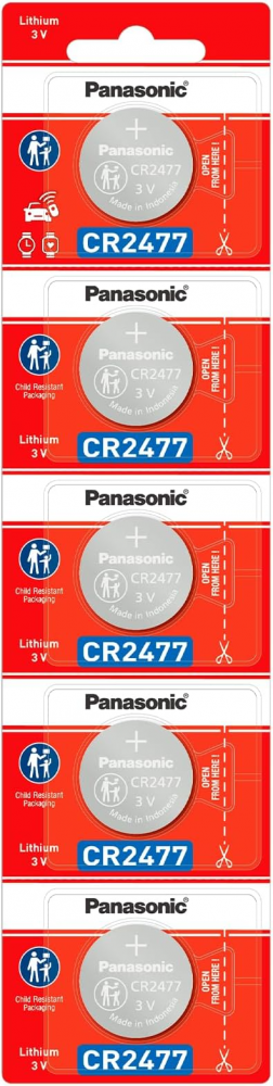 Panasonic Pila C, 3V, 5 Piezas
