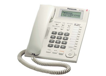 Panasonic Teléfono Unilínea Análogo KX-T77, Blanco