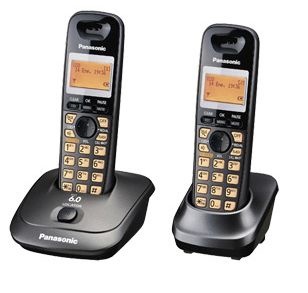 Panasonic Teléfono DECT 6.0 KX-TG4012MET, Inalámbrico, Negro