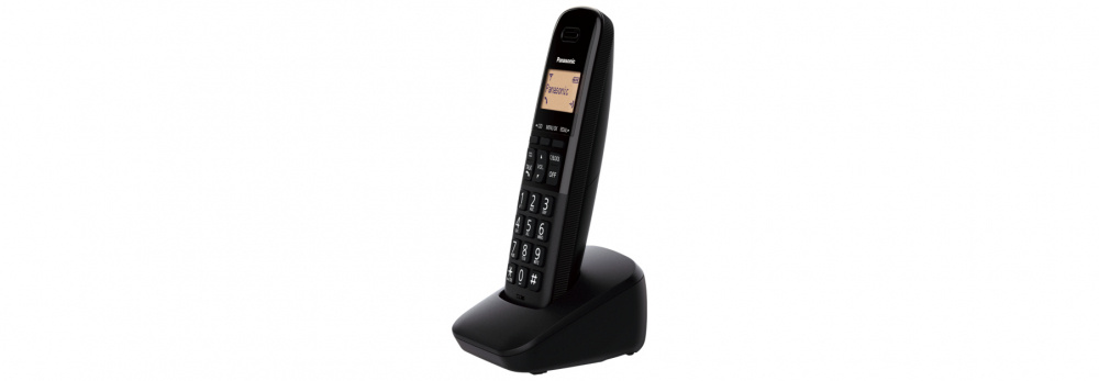 Panasonic Teléfono Inalámbrico DECT KX-TGB310, 1 Auricular, Negro