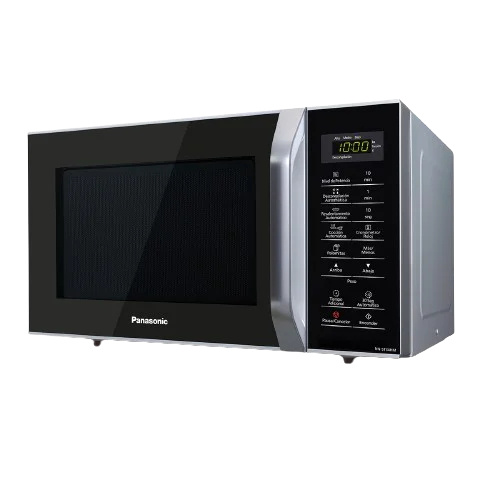 Panasonic Horno de Microondas NN-ST34, 0.9 Pies Cúbicos, 800W, 25 Litros, Negro