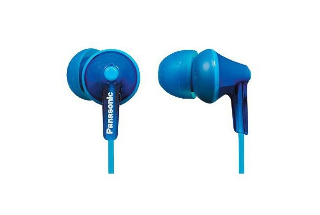 Panasonic Audífonos Intrauriculares RP-HJE125PPA, Alámbrico, 1.1 Metros, 3.5mm, Azul