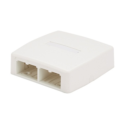 Panduit Caja Mini-Com de 4 Puertos, Blanco