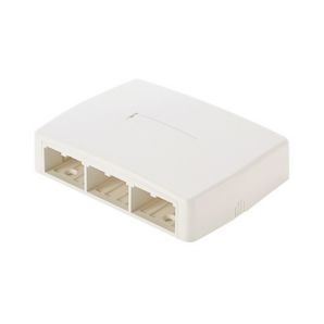 Panduit Caja CBXQ6WH-A, 6 Puertos, Blanco