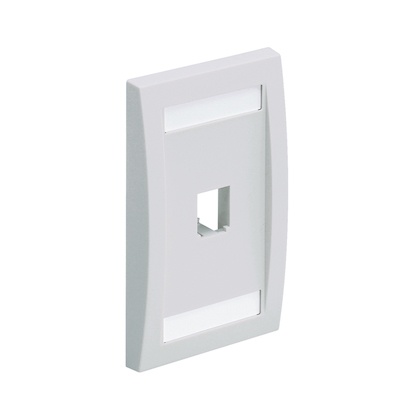 Panduit Placa de Pared Vertical CFPE1IGY, 1 Puerto, Gris