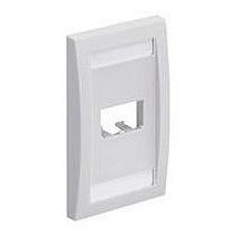 Panduit Placa Minicom CFPE2IWY, 2 Ventanas, Blanco, 1 Pieza