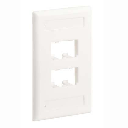 Panduit Placa 4 Puertos Pan-Net, Marfil