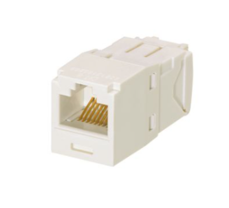 Panduit Jack de Red Cat6e, RJ-45, Blanco