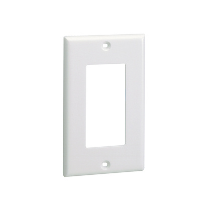 Panduit Placa Frontal Rectangular, Blanco