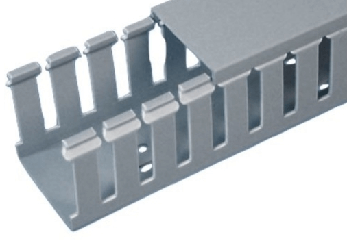 Panduit Canaleta Tipo F, 32mm x 2 Metros, Gris