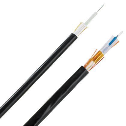 Panduit Cable de Fibra Óptica OM4 de 12 Hilos para Interiores/Exteriores, 50/125, Multimodo, Negro - Precio por Metro