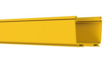 Panduit Ducto FiberRunner 4''x4'', 2 Metros, PVC, Amarillo