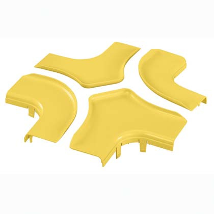 Panduit Tapa para Canaleta FRFWCSC6LYL, 36.8cm x 36.83cm, Amarillo, 4 Piezas