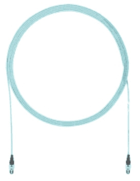 Panduit Cable Fibra Óptica Multimodo OM4 Pan-MPO Hembra - Pan-MPO Hembra, Núcleo 50µm, Cubierta 125µm, 26 Metros, Azul