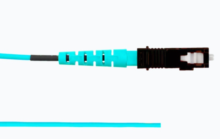 Panduit Cable Fibra Óptica Multimodo OM3 SC Macho - SC Macho, Núcleo 50µm, Cubierta 125µm, 2 Metros, Azul