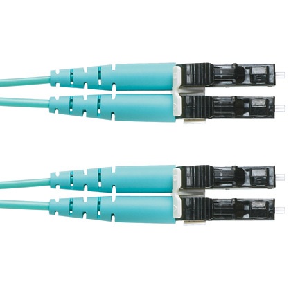 Panduit Cable Fibra Óptica OM3 LC Macho - LC Macho, 2 Metros, Turquesa