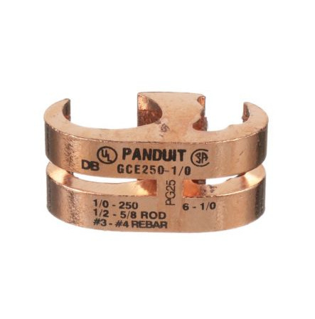 Panduit Conector a Tierra GCE1/0-1/0-L, Cobre 