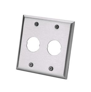 Panduit Caja de Pared IAEFP2-2G, 2 Puertos, Acero Inoxidable