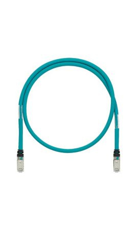 Panduit Cable Patch Cat6a Blindado RJ-45 Macho - RJ-45 Macho, 60cm, Aqua