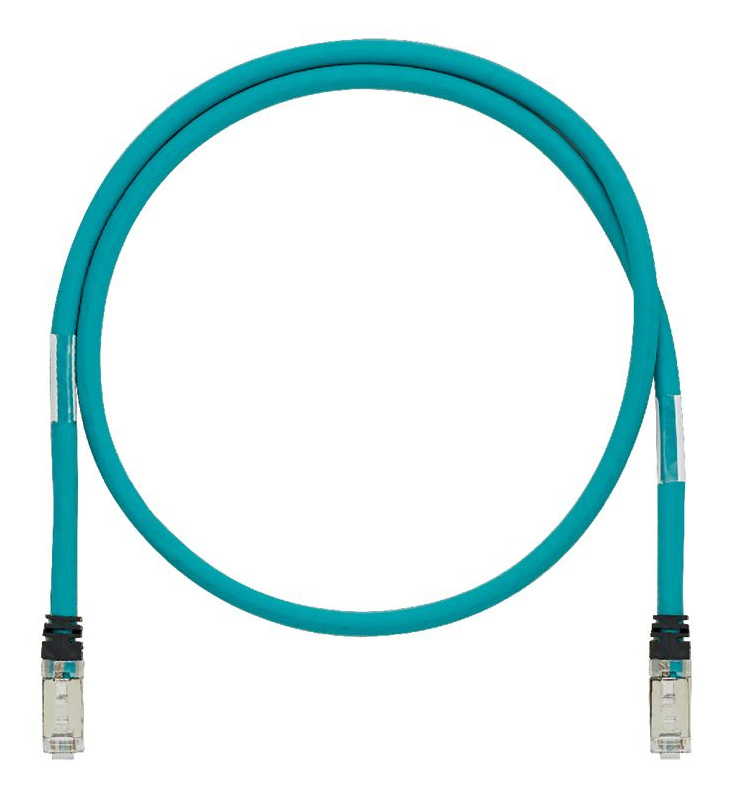 Panduit Cable Patch Cat6A FTP, RJ-45 Macho - RJ-45 Macho, 15 Metros, Aqua