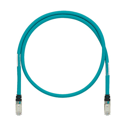 Panduit Cable Patch Cat5e FTP Blindado RJ-45 Macho - RJ-45 Macho, 15 Metros, Aqua