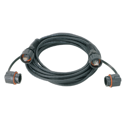 Panduit Cable Patch Cat6a UTP Blindado RJ-45 Macho - RJ-45 Macho, 1 Metro, Negro