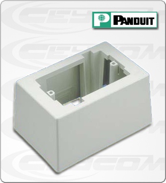 Panduit JB3510IW-A Caja Superficial, 8.3 x 4.1cm, Blanco, 1 Pieza