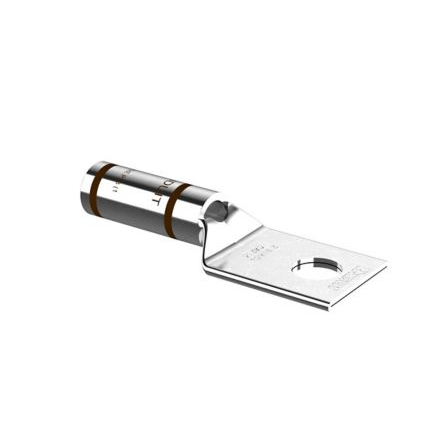 Panduit Terminal para Cable LCA2-14-Q, 1 Orificio 1/4", Plata, 25 Piezas