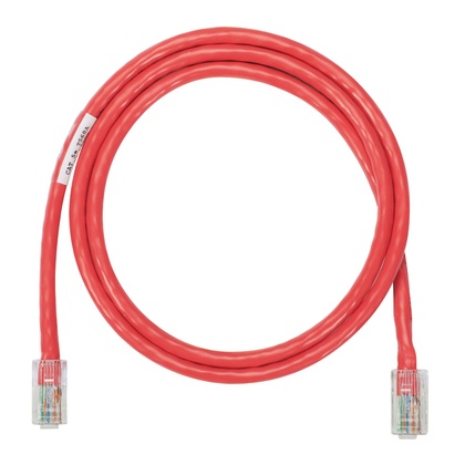 Panduit Cable Patch Cat5e UTP RJ-45 Macho - RJ-45 Macho, 3.05 Metros, Rojo