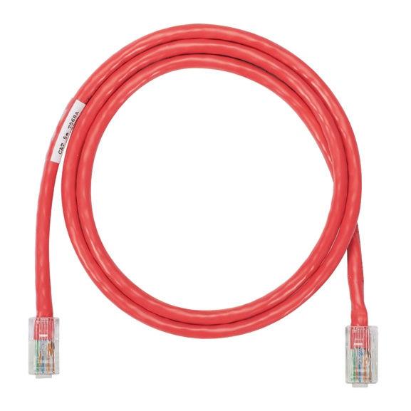 Panduit Cable Patch Cat5e UTP RJ-45 Macho - RJ-45 Macho, 1.52 Metros, Rojo