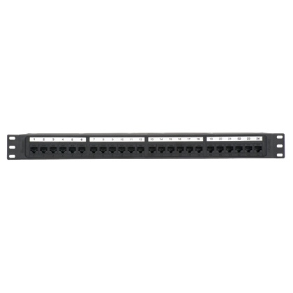 Panduit Panel de Parcheo Cat6, 24 Puertos, 1U, Negro