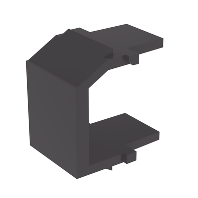 Panduit Módulo Ciego NKBMBL-X, Negro, 1 Pieza