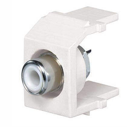 Panduit Conector RCA para Soldar, Blanco