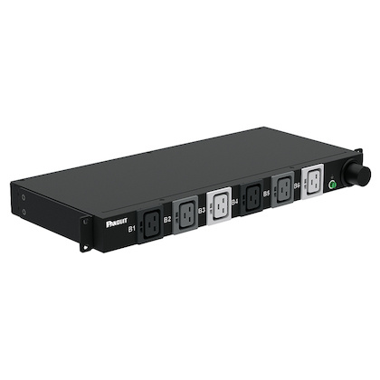 Panduit PDU para Rack 1U CS8365C, 50A, 208V, 6 Salidas