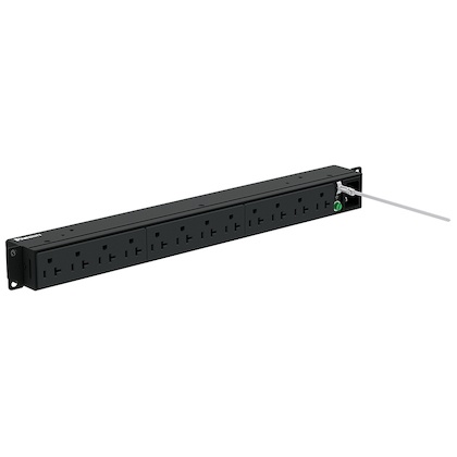 Panduit PDU para Rack 1U P12B30M, 20A, 120V, 12 Salidas