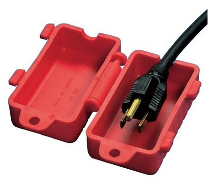 Panduit Bloqueo para Enchufes de 120V PSL-CL110, Rojo