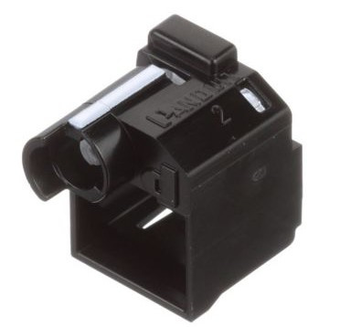 Panduit Bloqueador RJ-45 PSL-DCPLRE-BL, Negro, 10 Piezas