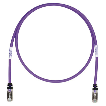 Panduit Cable Patch Cat6a S/FTP Blindado RJ-45 Macho - RJ-45 Macho, 3 Metros, Morado