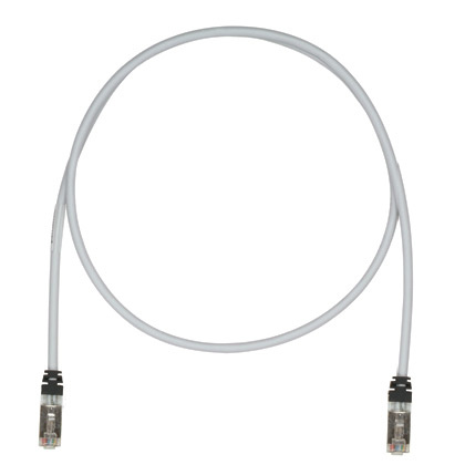 Panduit Cable Patch Cat6a S/FTP Blindado RJ-45 Macho - RJ-45 Macho, 2.5 Metros, Gris