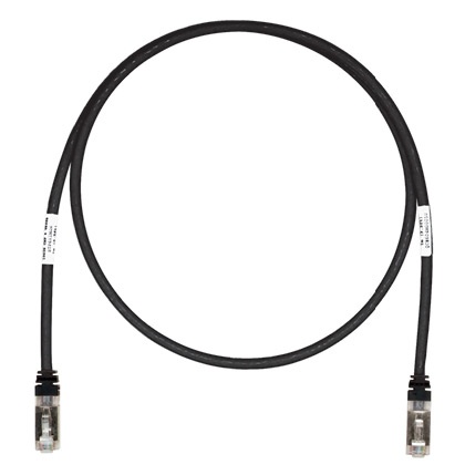 Panduit Cable Patch Cat6a S/FTP Blindado RJ-45 Macho - RJ-45 Macho, 2.13 Metros, Negro